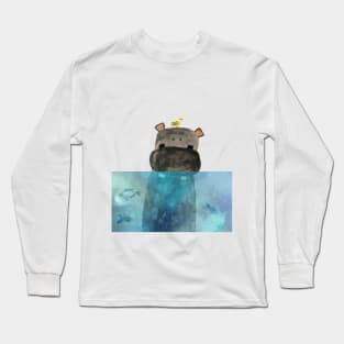 Hippo Love Long Sleeve T-Shirt